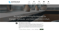 Desktop Screenshot of elektro-raub.de